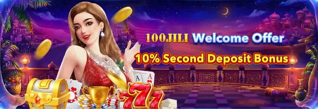 100jili bonus banner