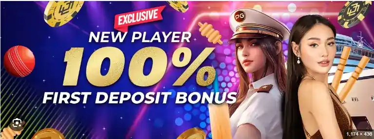 new player 100% bonus