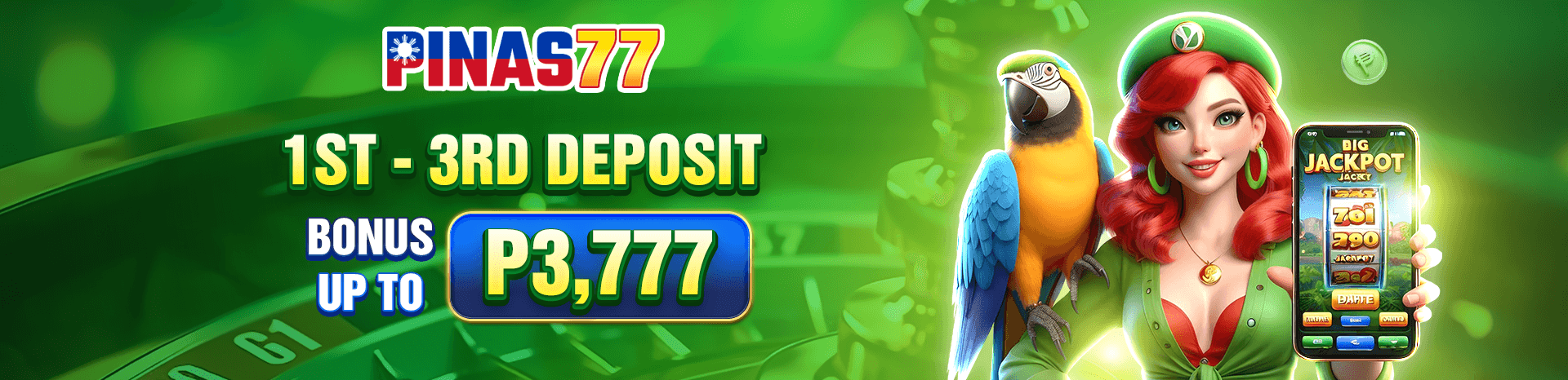 pinas777 1st 3rd deposit bonus
